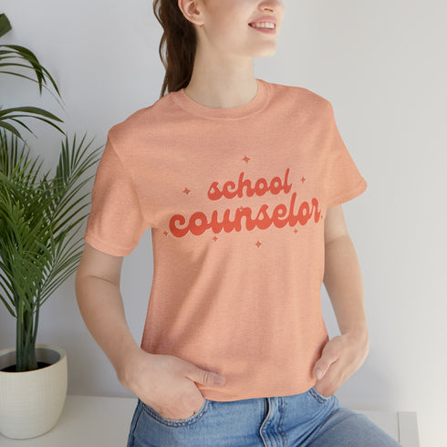 School Counselor Star Tee